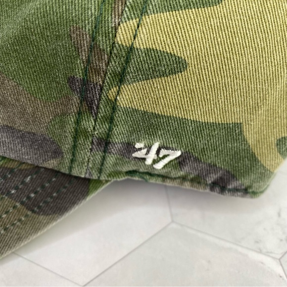 47 Brand Los Angeles Clippers Camo Green Hat Adjustable Strapback OSFA Cap New - Picture 3 of 5